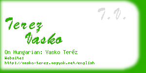 terez vasko business card